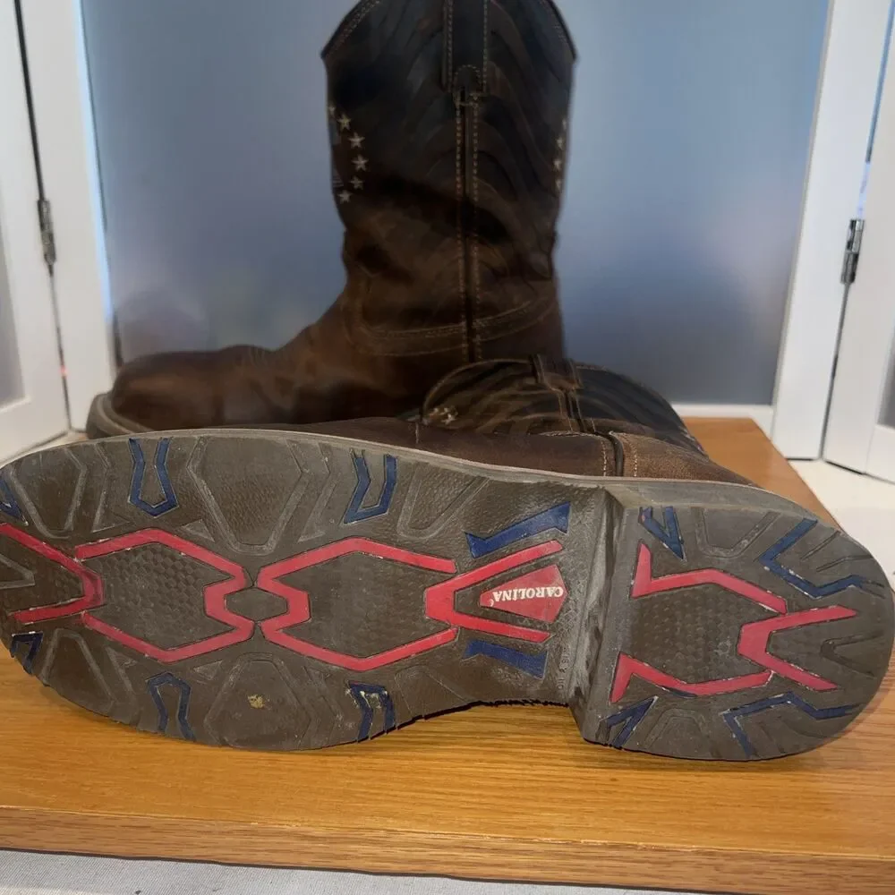 Carolina PIPELINE COMP TOE Men’s 10” Waterproof Composite Square Toe Roper 10.5